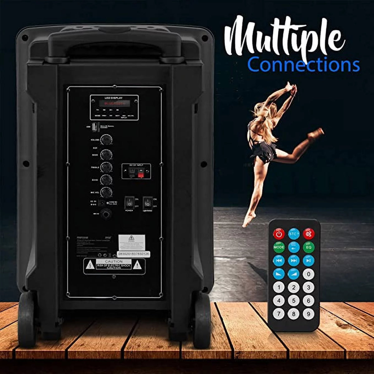 Wireless Portable PA Speaker System Q662