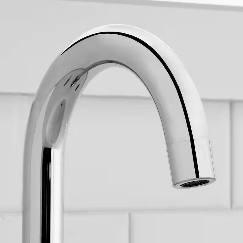 8 in. Widespread Double-Handle High-Arc Bathroom Faucet Polished Chrome O4030