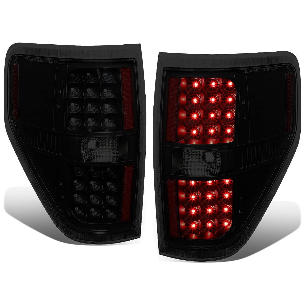 Black LED Tail Lights N2660