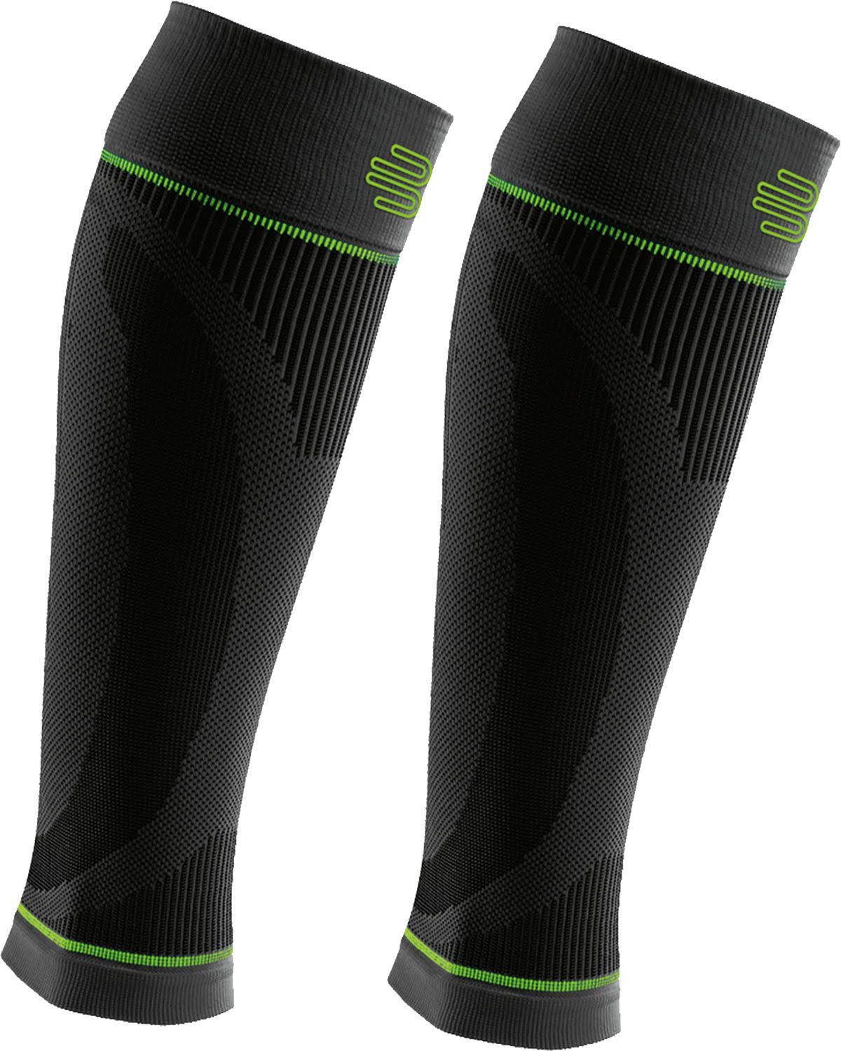 Black Sports Compression Calf Sleeves R34664