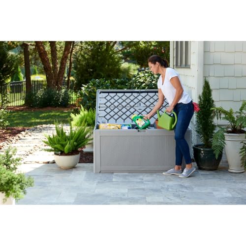 Extra Large Weather Resistant Resin Deck Box W2806