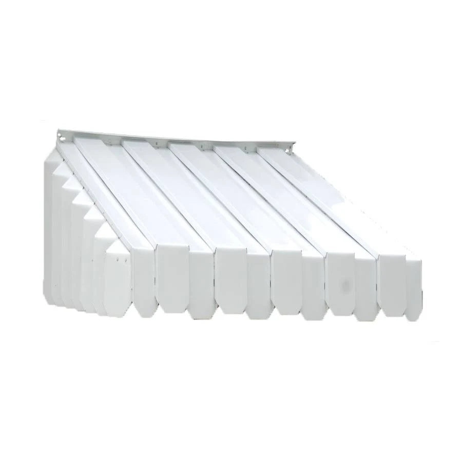 40-in Wide x 36-in Projection White Solid Slope Window/Door Fixed Awning Z5486