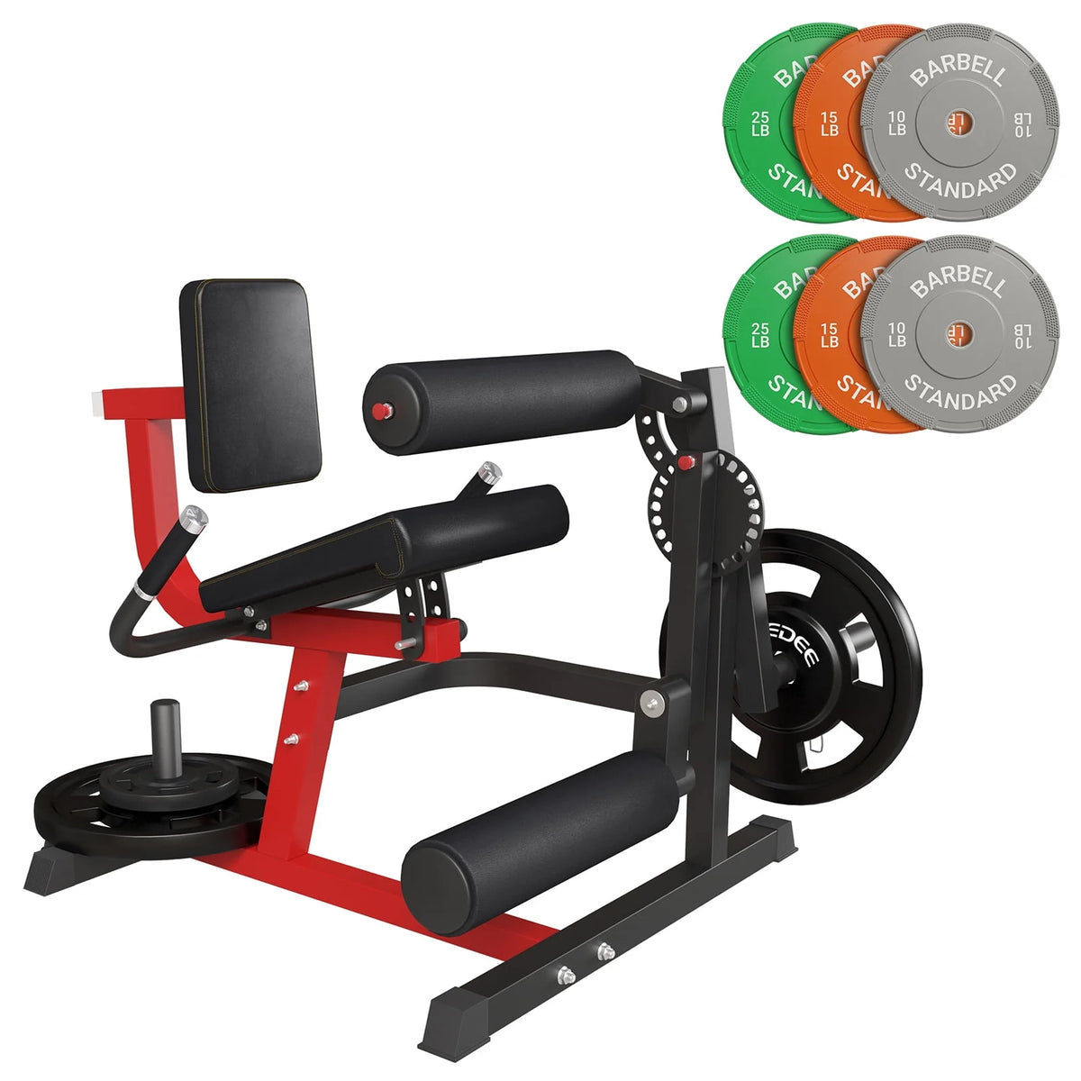 Adjustable Plate Loaded Leg Extension and Curl Machine S306