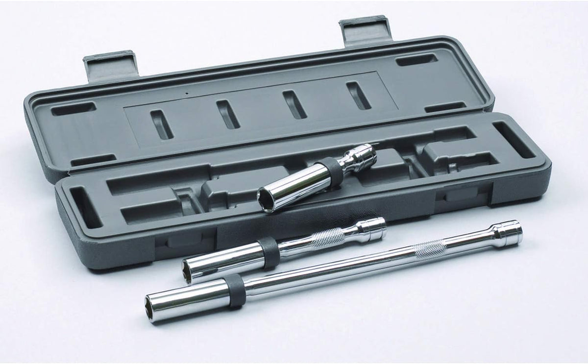 3 Pc. 3/8" Drive 6 Pt. Magnetic Swivel Spark Plug Set D6213