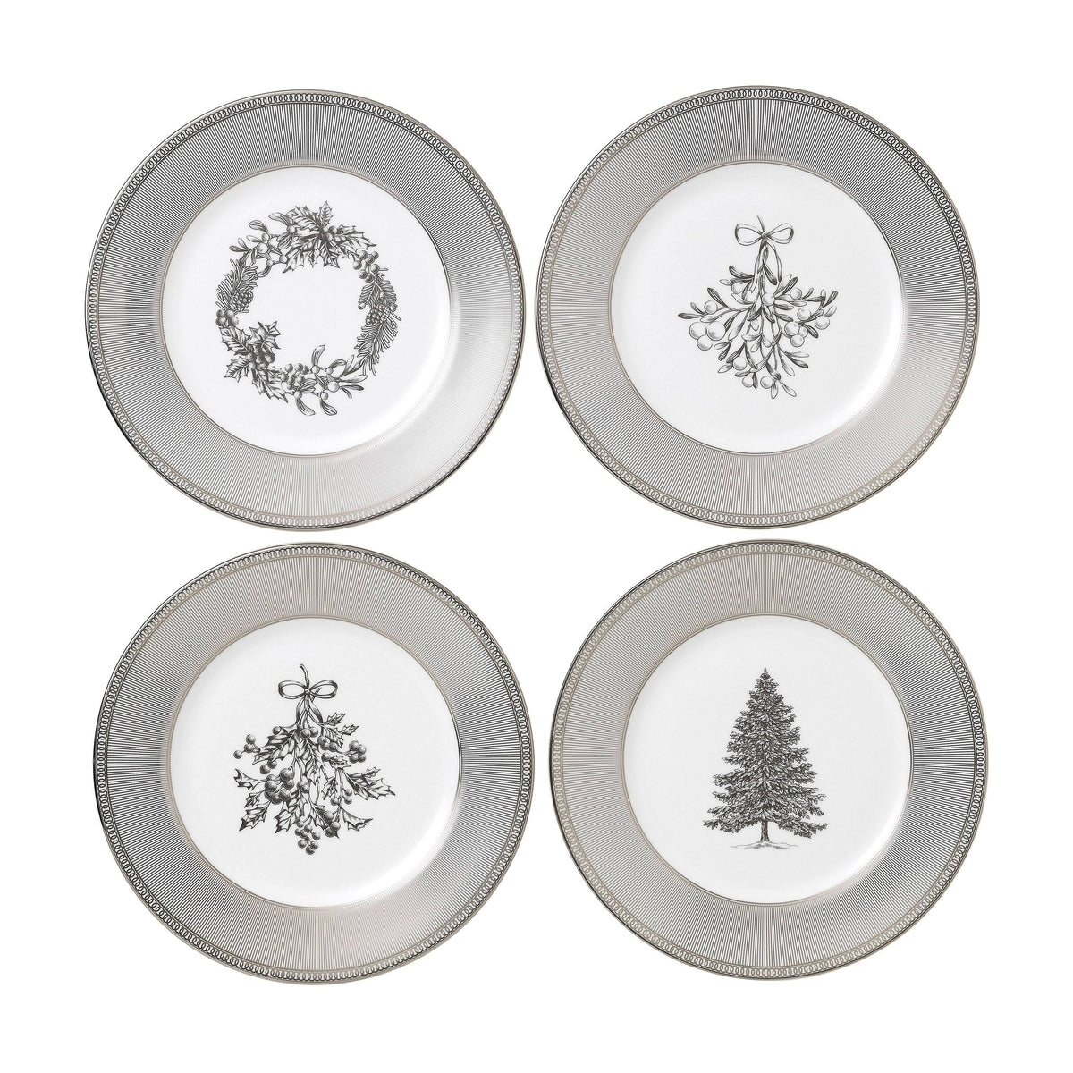 Winter White Salad Plate Set of 4 A54435