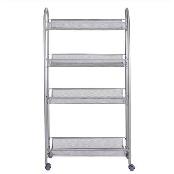 4 Tier Slim Rolling Storage Cart M519