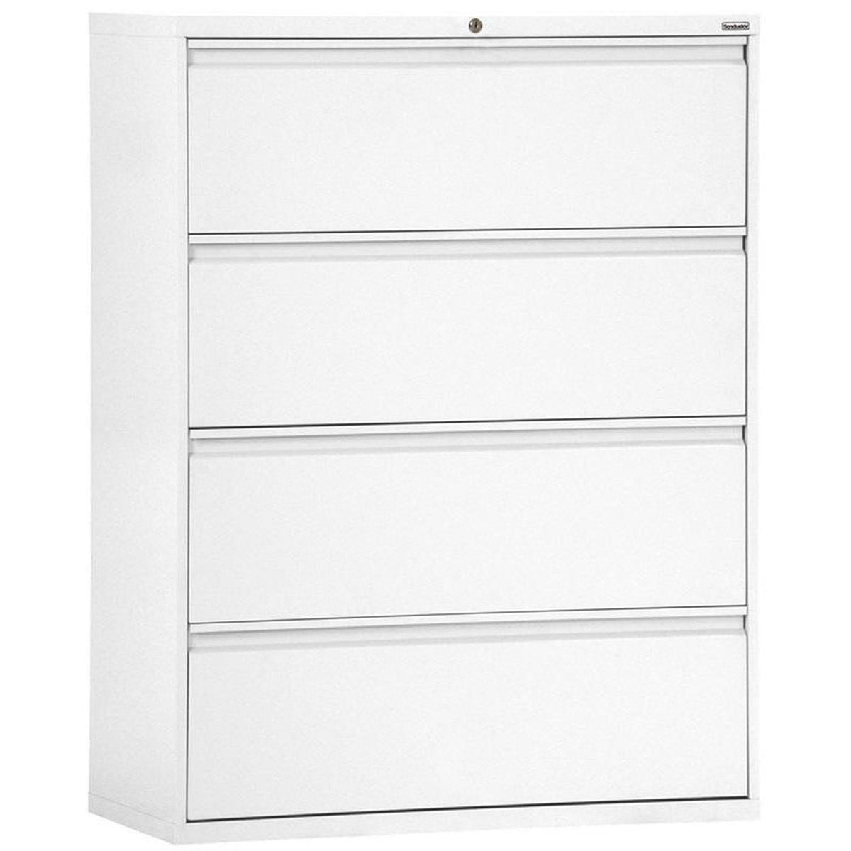 White 4-Drawer Lateral File G50982