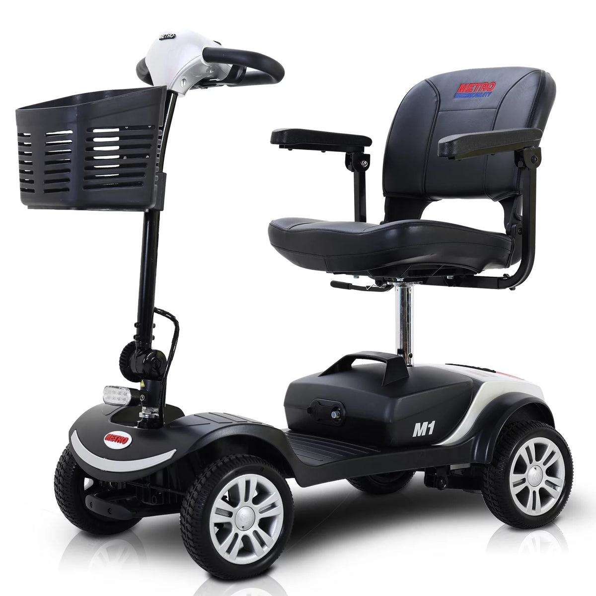 Powered Folding Mobility Scooter with Basket & Headlight P943943