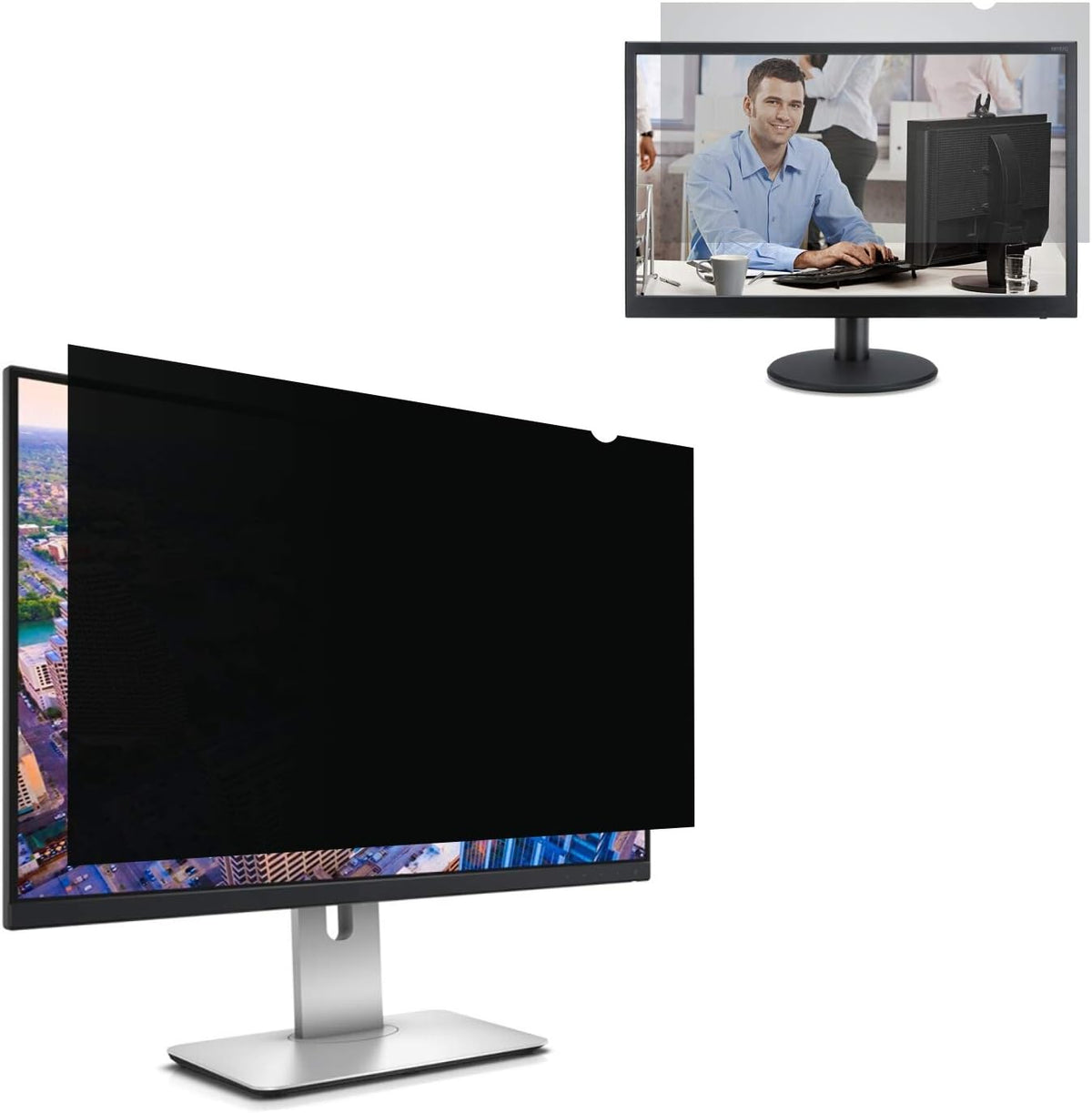 24-Inch Widescreen Monitor Privacy Screen Filter, Pack of 2 N124880