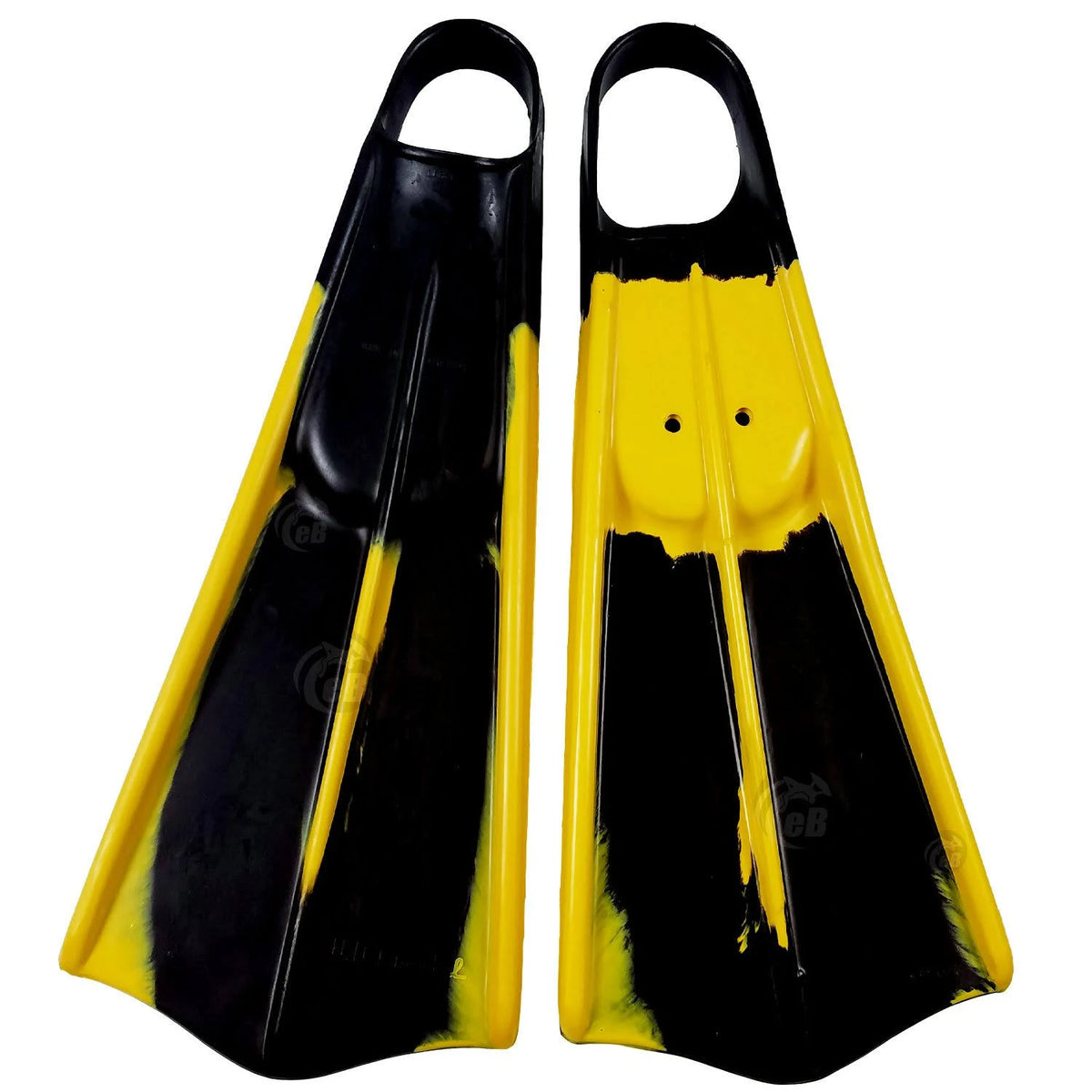 Black / Yellow Swimfins A769